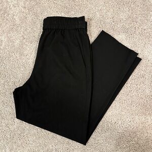Black Elastic Waist Pants